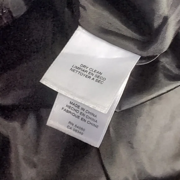Nipon Boutique Metallic Black Tweed Blazer Size 12 - Picture 6 of 8